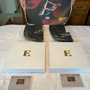 (2) complete Elton John Goodbye Yellowbrick Road VIP Promo Packages.